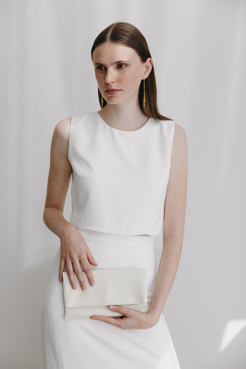 Astrid clutch - Off white