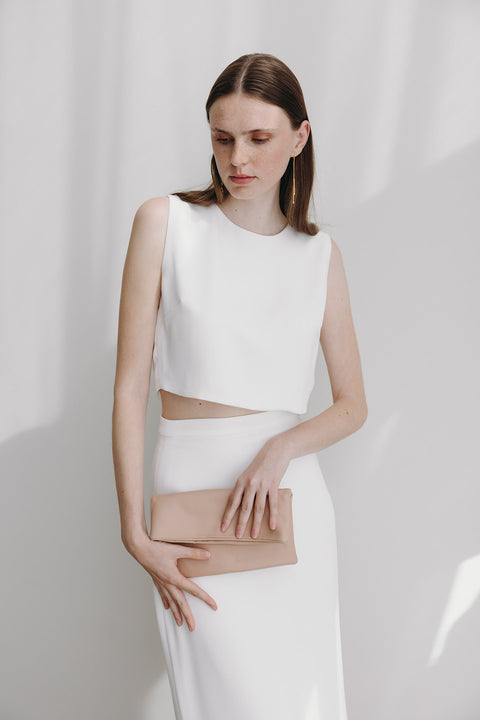 Astrid clutch - Nude