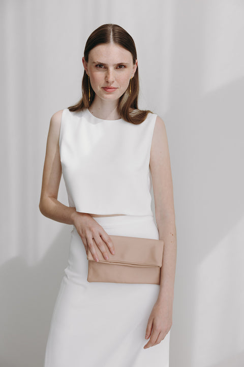 Astrid clutch - Nude