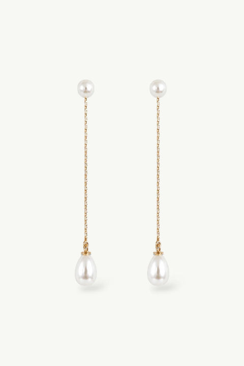 2 in 1 Pearl Strand - Oorbellen
