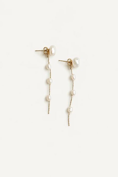 2:1 Micro Freshwater Pearl Strand - Oorbellen