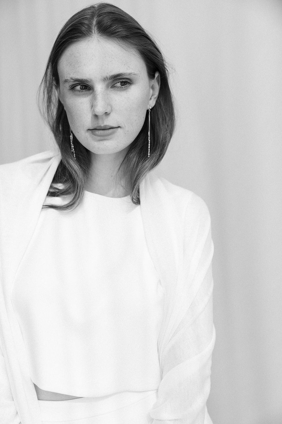 Stole - long white s189