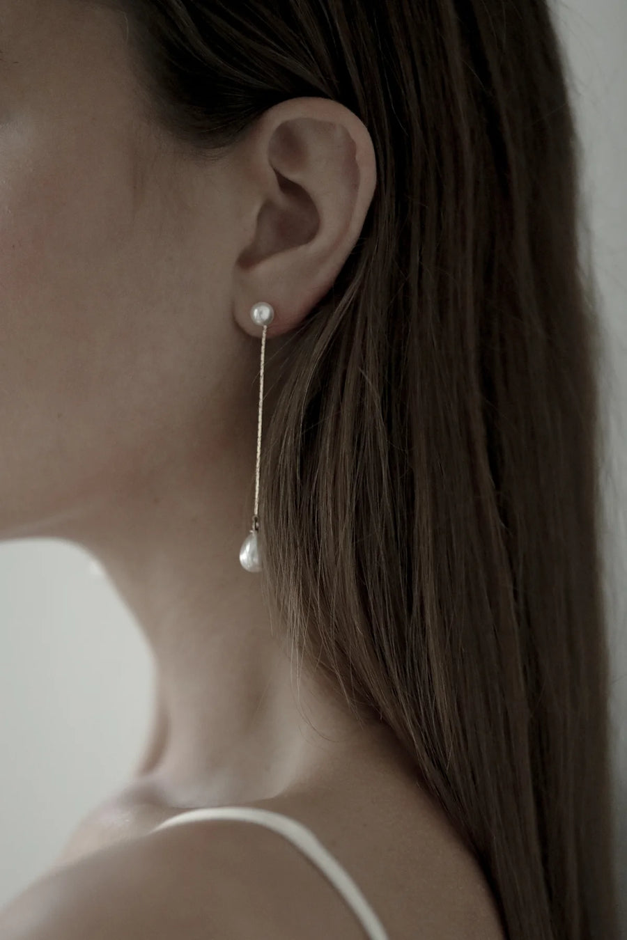 2 in 1 Pearl Strand - Oorbellen