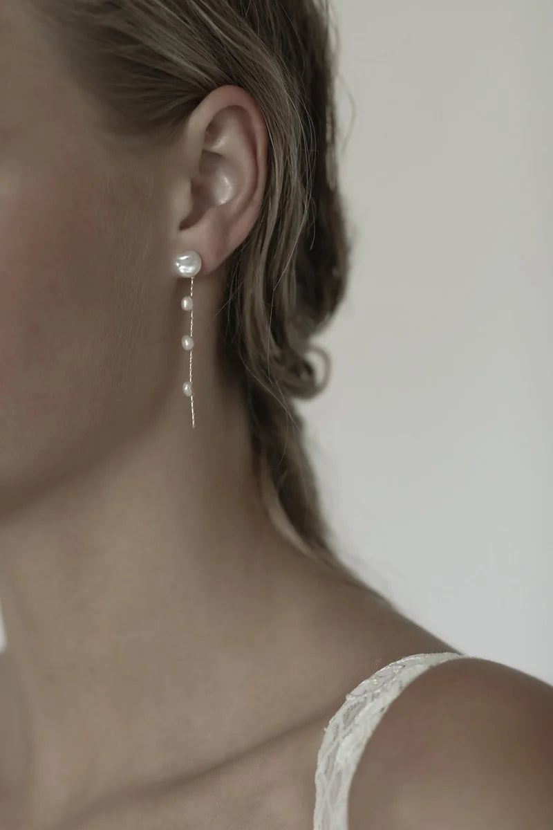2:1 Micro Freshwater Pearl Strand - Oorbellen