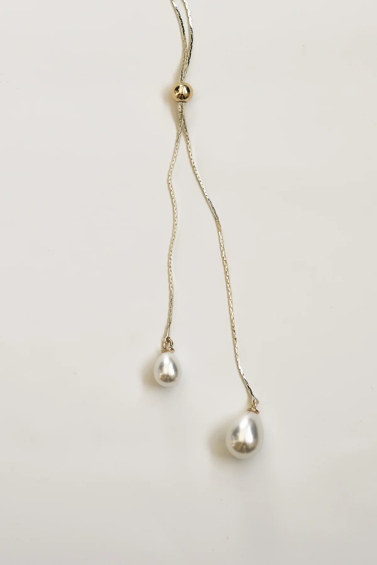 Pearl Lariat - Halsketting