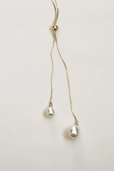 Pearl Lariat - Halsketting