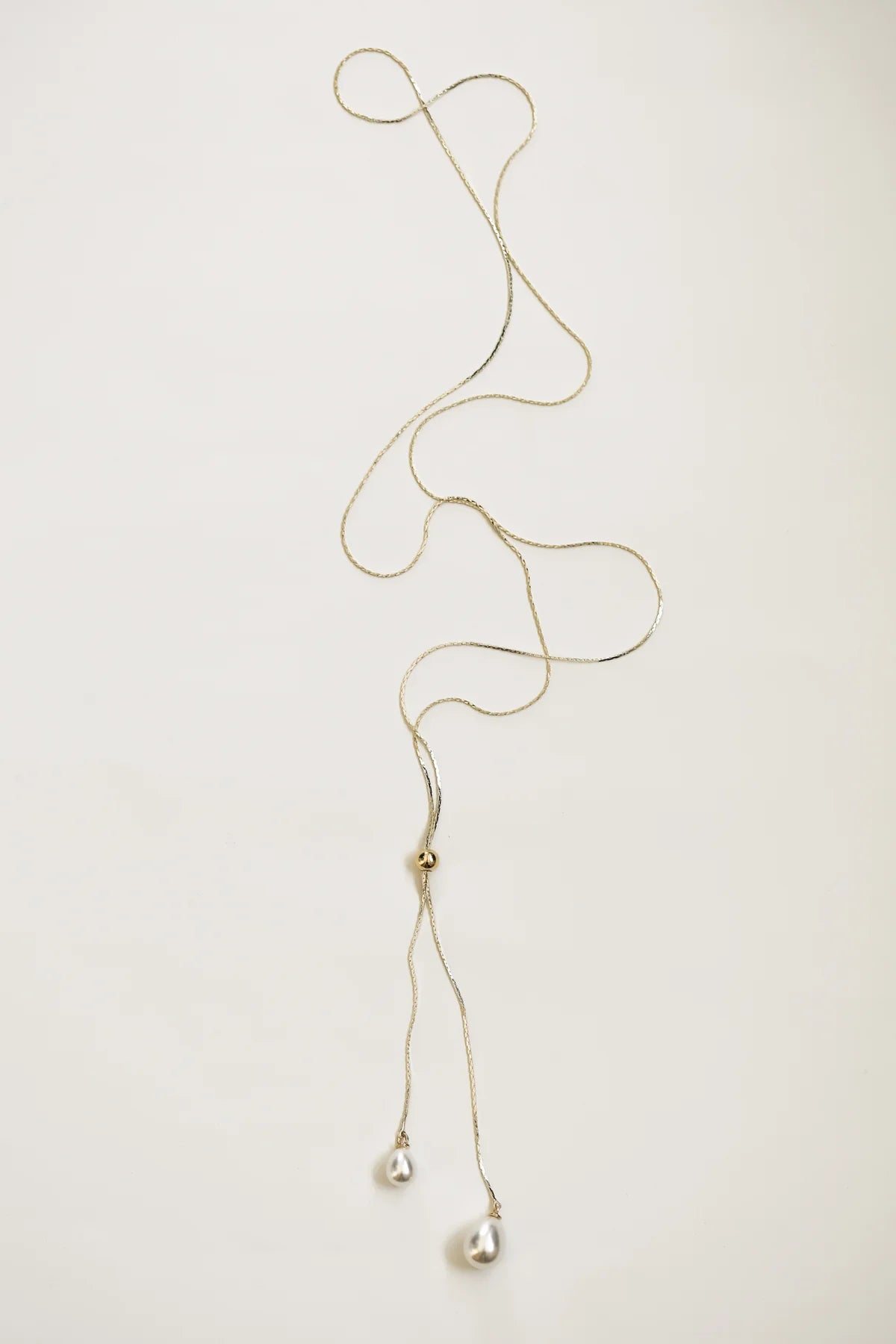 Pearl Lariat - Halsketting