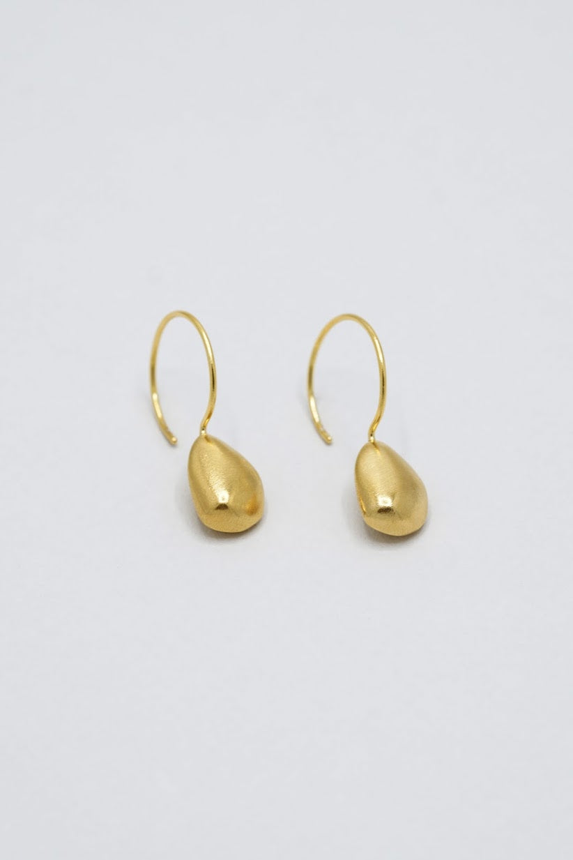 Pebble Wire Hoops - Earrings